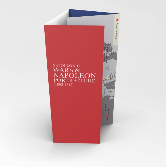 11x17 Roll Fold Brochure Mockup STANDING FOLDED
