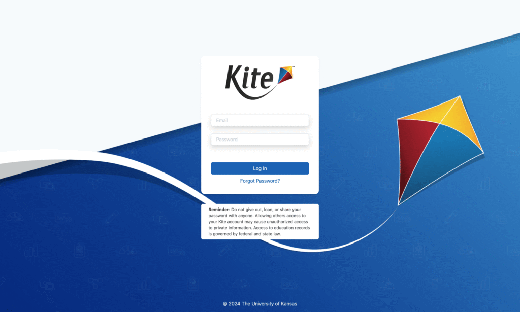 Kite Suite Login Page UI Design